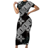 TRIBAL SLIMFIT DRESS