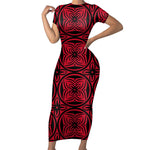 TRIBAL SLIMFIT DRESS