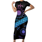 TRIBAL SLIMFIT DRESS