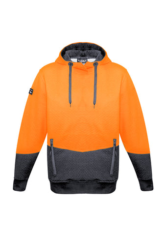 UNISEX HI VIS TEXTURED JACQUARD HOODIE